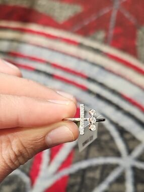 Natural Diamond Modern Fashion Ring